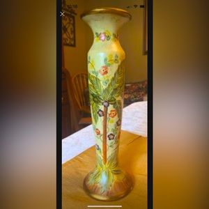 Palm tree candlestick